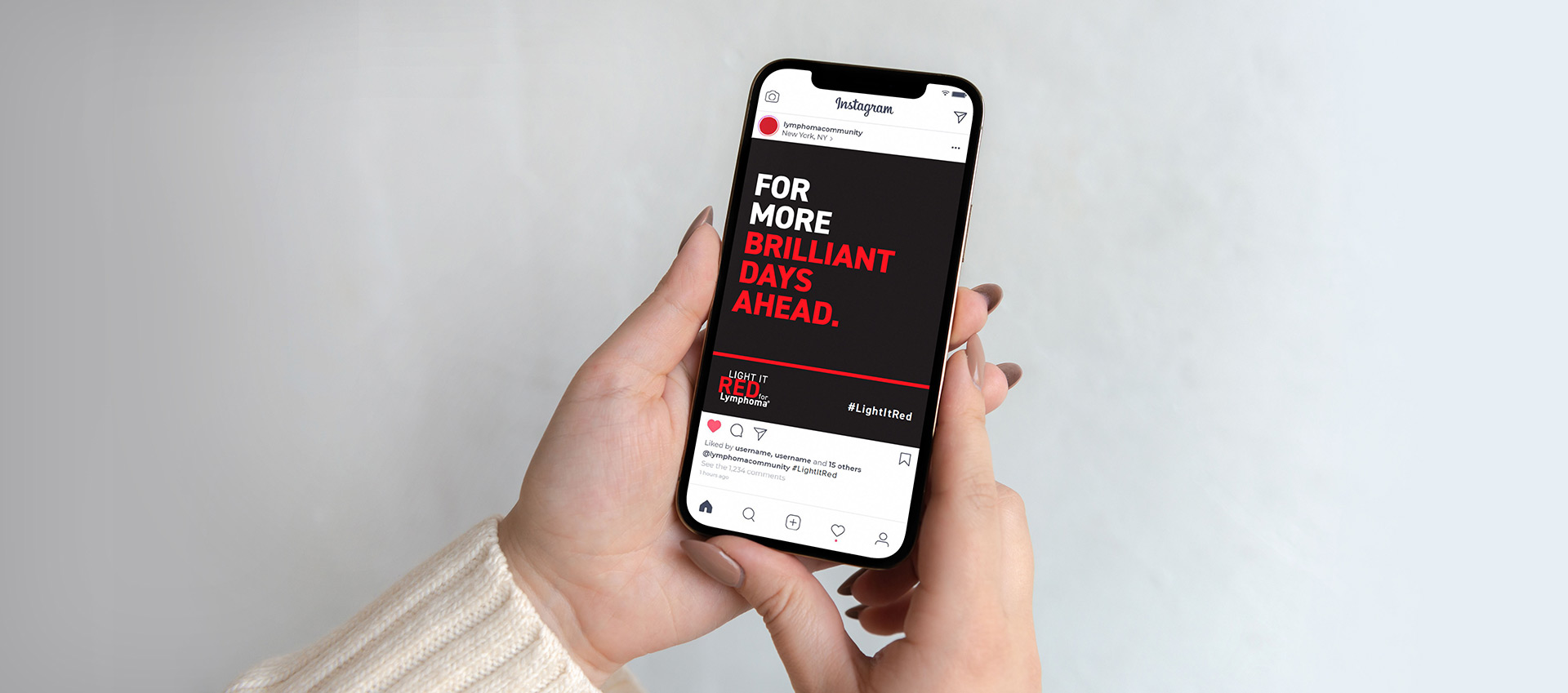 Lymphoma Research Foundation - Digital Advertising - Instagram