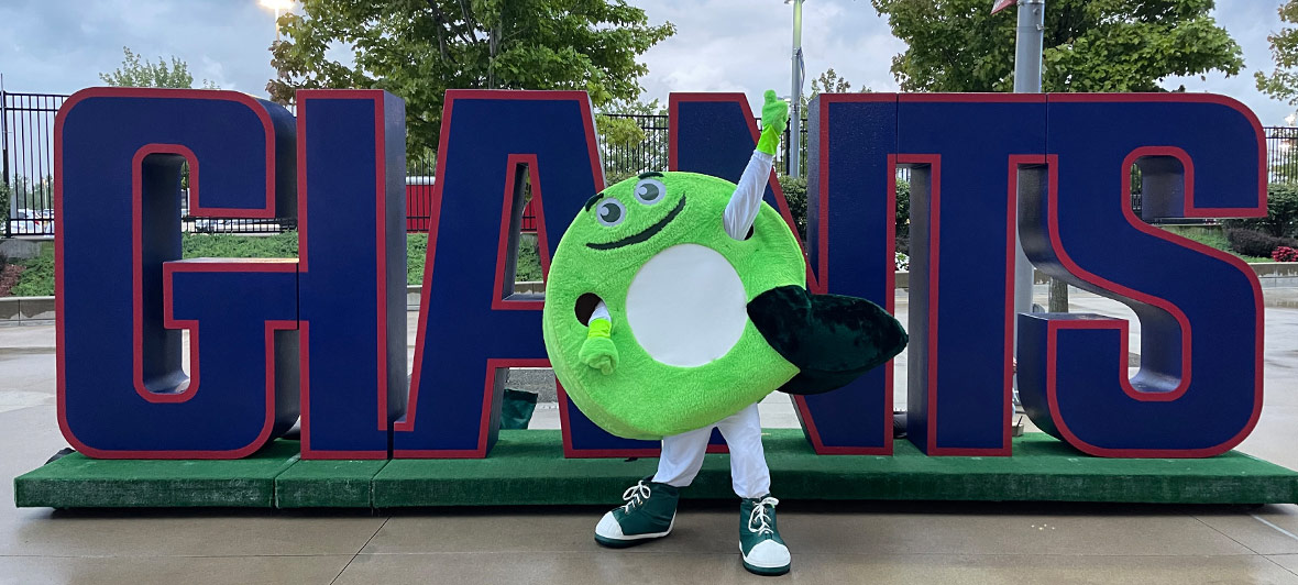 Event Marketing - QuickChek Mascot at the New York Giants Stadium